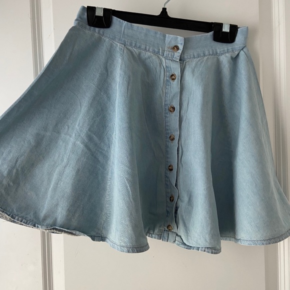 soft jean skirt - Picture 3 of 4